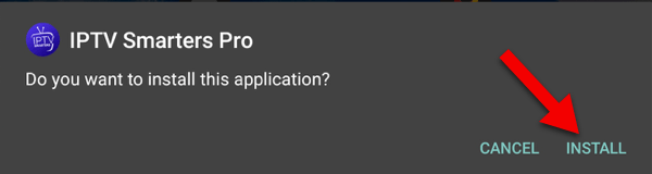 Install IPTV Smarters Pro manually on Android with APK file